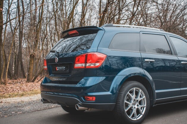 Heckspoiler Lippe passend für Fiat Freemont schwarz Hochglanz