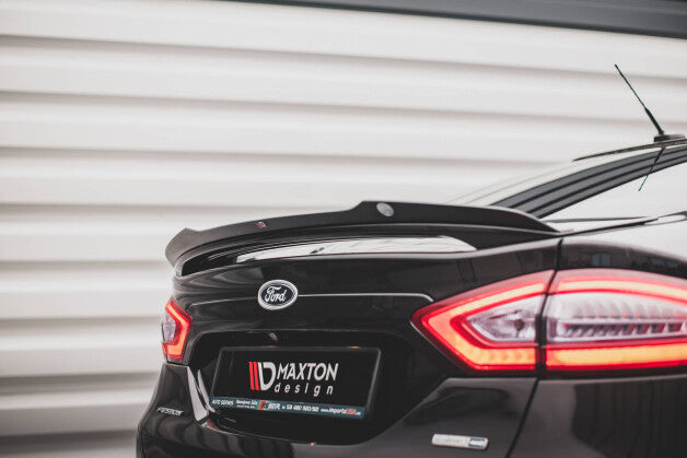 Heckspoiler Lippe passend für Ford Mondeo Mk5 schwarz Hochglanz