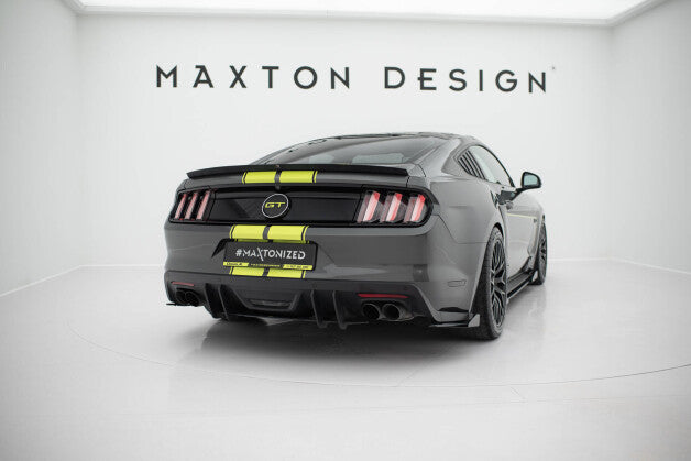 Heckspoiler Lippe passend für Ford Mustang / Mustang GT Mk6 schwarz Hochglanz