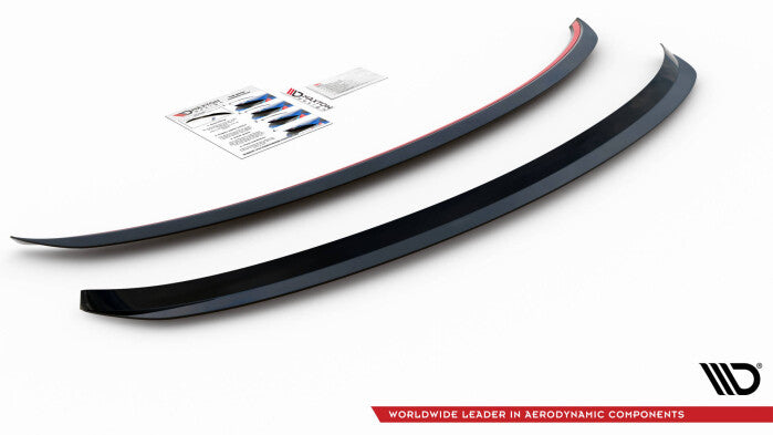 Heckspoiler Lippe passend für Ford S-Max Mk1 FL schwarz Hochglanz