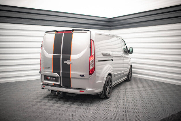 Heckspoiler Lippe passend für Ford Transit Custom Mk1 schwarz Hochglanz