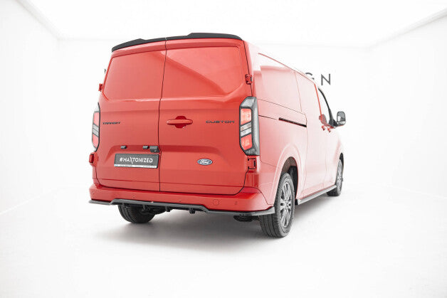 Heckspoiler Lippe passend für Ford Transit Custom Mk2 schwarz Hochglanz