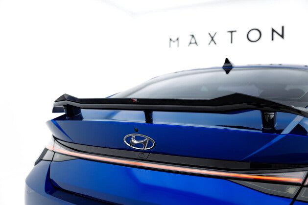 Heckspoiler Lippe passend für Hyundai Elantra N Mk7 schwarz Hochglanz