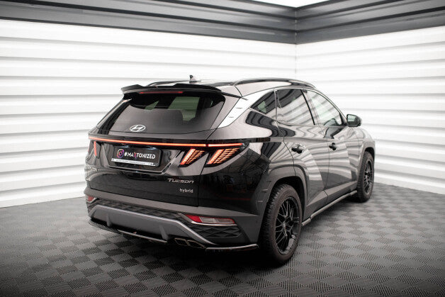 Heckspoiler Lippe passend für Hyundai Tucson Mk4 FL schwarz Hochglanz