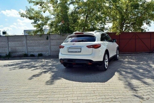 Heckspoiler Lippe passend für INFINITI QX70 schwarz Hochglanz