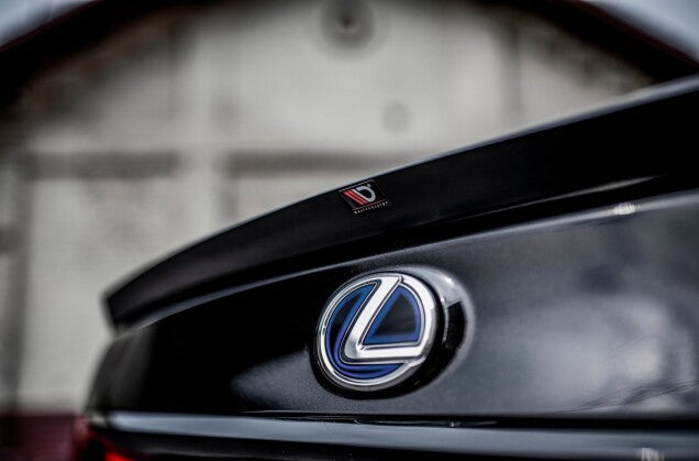 Heckspoiler Lippe passend für Lexus LS Mk4 FL schwarz Hochglanz