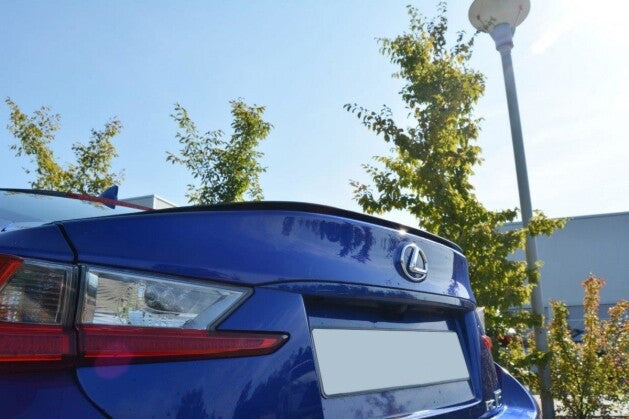 Heckspoiler Lippe passend für Lexus RC F schwarz Hochglanz