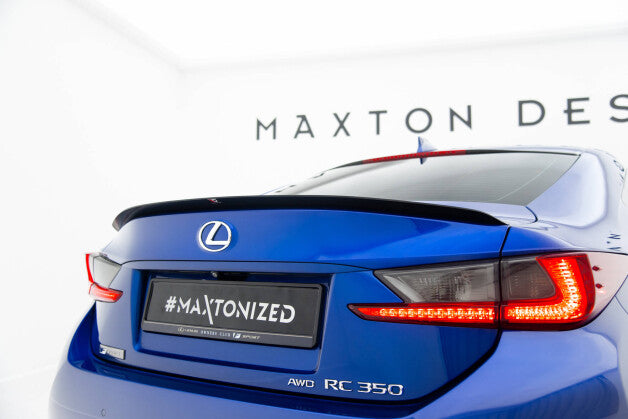 Heckspoiler Lippe passend für Lexus RC Mk1 schwarz Hochglanz
