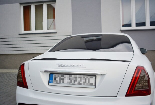 Heckspoiler Lippe passend für Maserati QUATTROPORTE MK5 FL schwarz Hochglanz