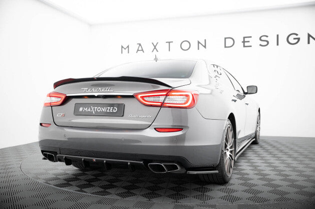 Heckspoiler Lippe passend für Maserati Quattroporte Mk6 schwarz Hochglanz
