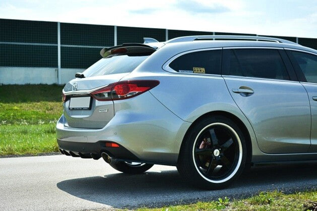 Heckspoiler Lippe passend für Mazda 6 GJ (Mk3) Wagon schwarz Hochglanz