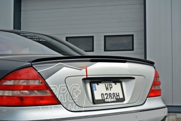 Heckspoiler Lippe passend für Mercedes CL-Klasse C215 schwarz Hochglanz