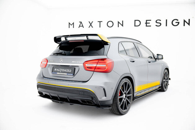Heckspoiler Lippe passend für Mercedes GLA 45 AMG schwarz Hochglanz