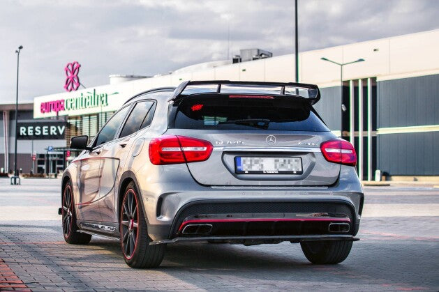 Heckspoiler Lippe passend für Mercedes GLA 45 AMG SUV (X156) vor FL Carbon Look