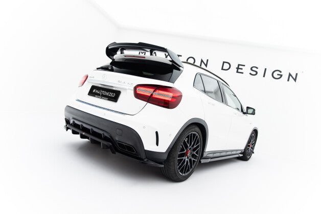Heckspoiler Lippe passend für Mercedes GLA 45 AMG X156 FL schwarz Hochglanz