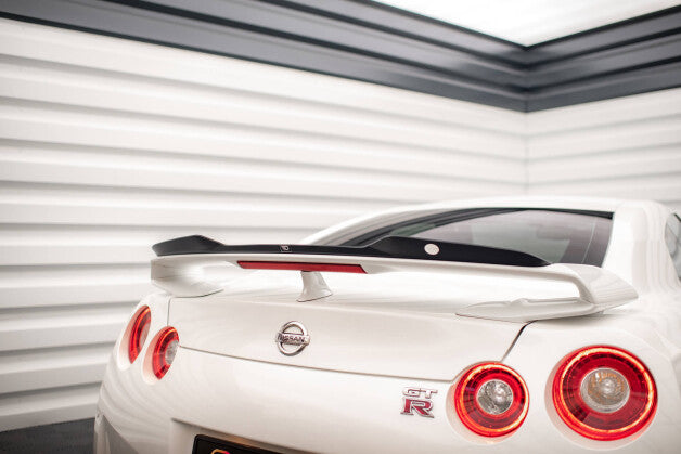 Heckspoiler Lippe passend für Nissan GTR R35 FL schwarz Hochglanz