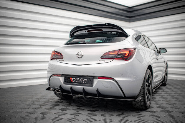 Heckspoiler Lippe passend für Opel Astra GTC OPC-Line J schwarz Hochglanz