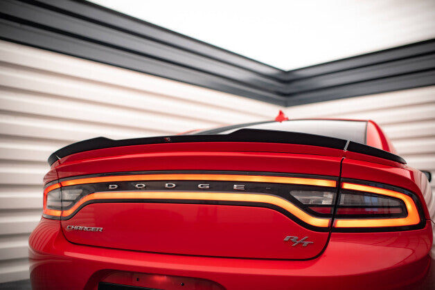 Heckspoiler Lippe passend für Paket Dodge Charger RT Mk7 FL schwarz Hochglanz