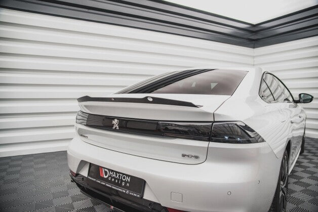 Heckspoiler Lippe passend für Peugeot 508 Limousine Mk2 schwarz Hochglanz