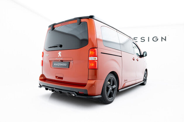 Heckspoiler Lippe passend für Peugeot Expert Mk3 schwarz Hochglanz