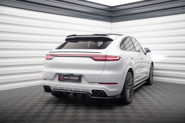Heckspoiler Lippe passend für Porsche Cayenne Coupe Mk3 schwarz Hochglanz