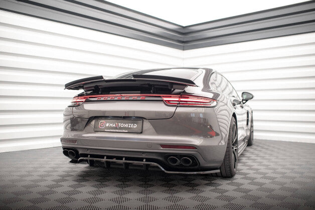 Heckspoiler Lippe passend für Porsche Panamera GTS / Panamera E-Hybrid / Panamera Turbo S E-Hybrid 971 schwarz Hochglanz
