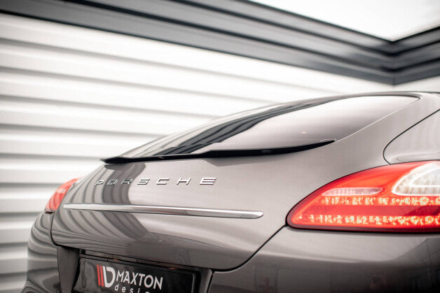 Heckspoiler Lippe passend für Porsche Panamera / Panamera Diesel 970 schwarz Hochglanz