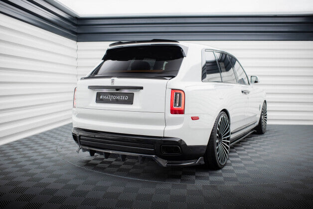 Heckspoiler Lippe passend für Rolls Royce Cullinan schwarz Hochglanz