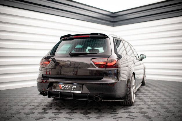 Heckspoiler Lippe passend für Seat Exeo ST schwarz Hochglanz