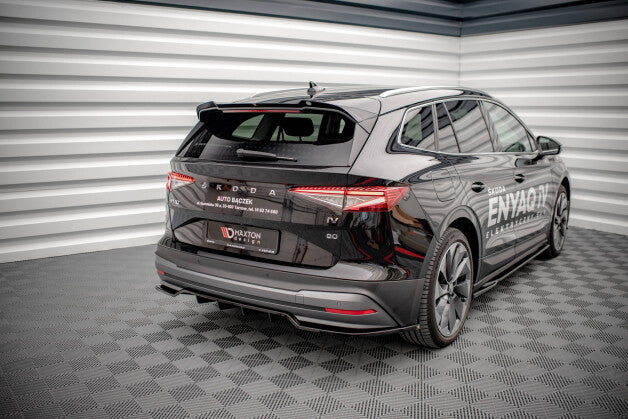 Heckspoiler Lippe passend für Skoda Enyaq iV schwarz Hochglanz