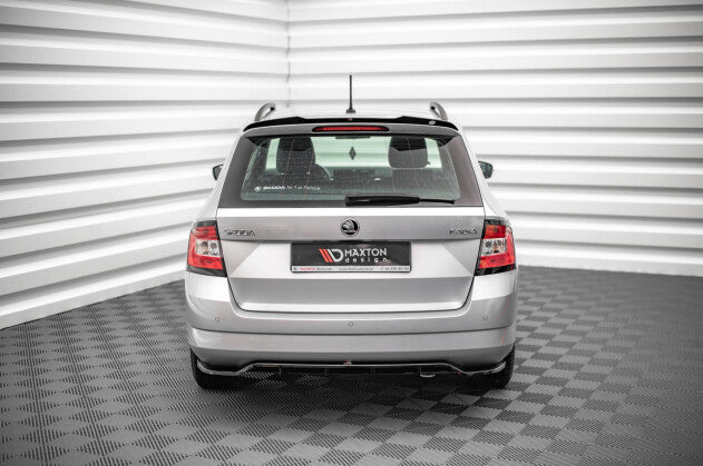 Heckspoiler Lippe passend für Skoda Fabia Combi Mk3 schwarz Hochglanz