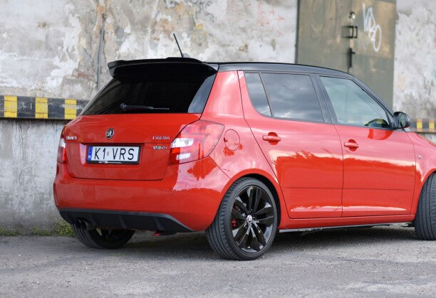 Heckspoiler Lippe passend für Skoda Fabia RS Mk2 schwarz Hochglanz