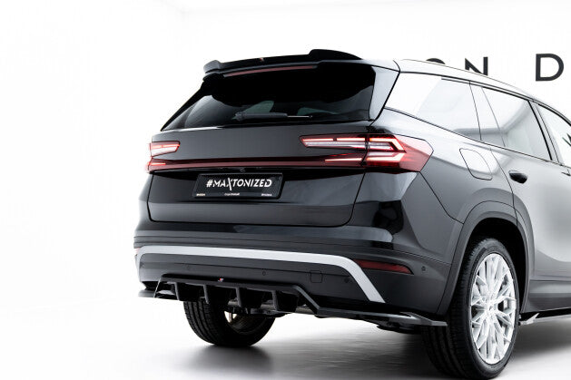 Heckspoiler Lippe passend für Skoda Kodiaq Mk2 schwarz Hochglanz