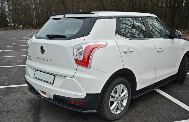 Heckspoiler Lippe passend für SSANGYONG TIVOLI schwarz Hochglanz
