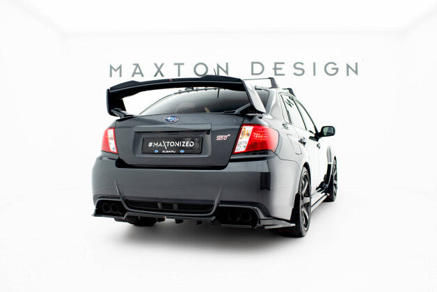 Heckspoiler Lippe passend für Subaru Impreza WRX STI Mk3 FL schwarz Hochglanz