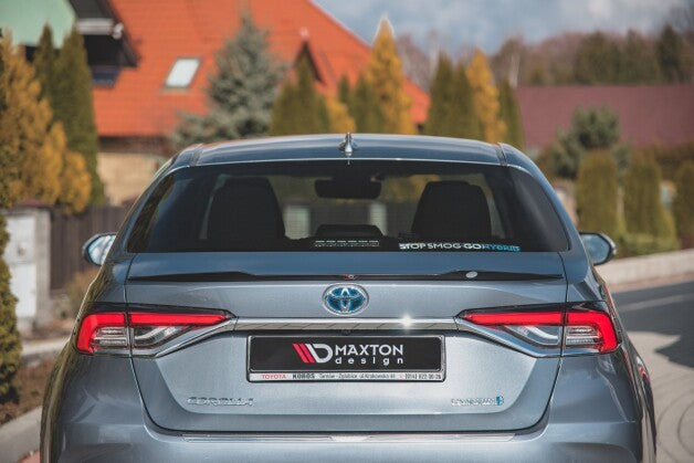 Heckspoiler Lippe passend für Toyota Corolla XII Limousine schwarz Hochglanz