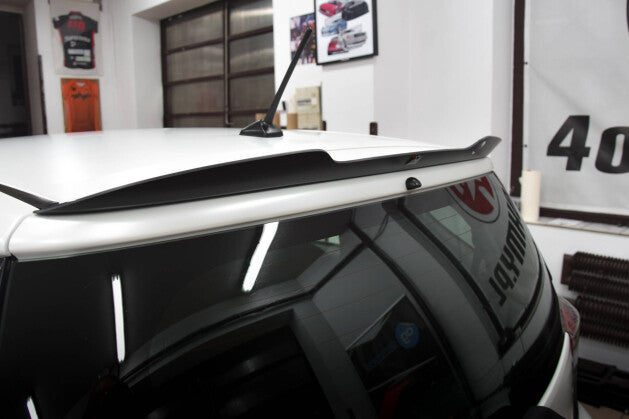 Heckspoiler Lippe passend für Toyota IQ schwarz Hochglanz
