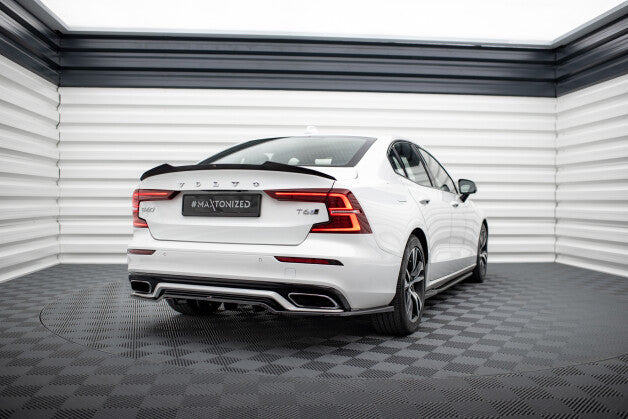 Heckspoiler Lippe passend für Volvo S60 R-Design Mk3 schwarz Hochglanz