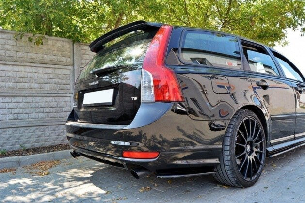 Heckspoiler Lippe passend für Volvo V50F R-DESIGN schwarz Hochglanz