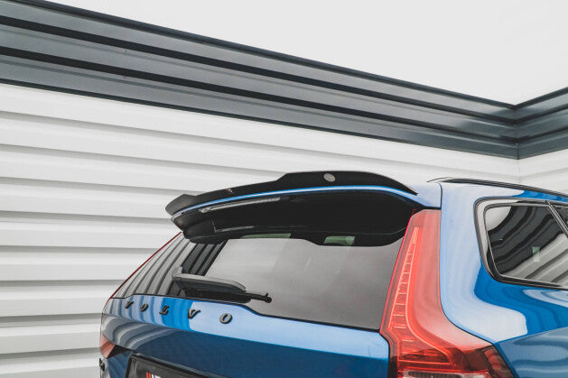 Heckspoiler Lippe passend für Volvo V60 R-Design Mk2 schwarz Hochglanz