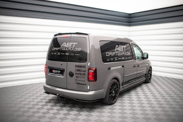Heckspoiler Lippe passend für VW Caddy Mk3 FL schwarz Hochglanz