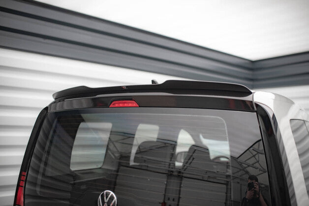 Heckspoiler Lippe passend für VW Caddy Mk5 schwarz Hochglanz