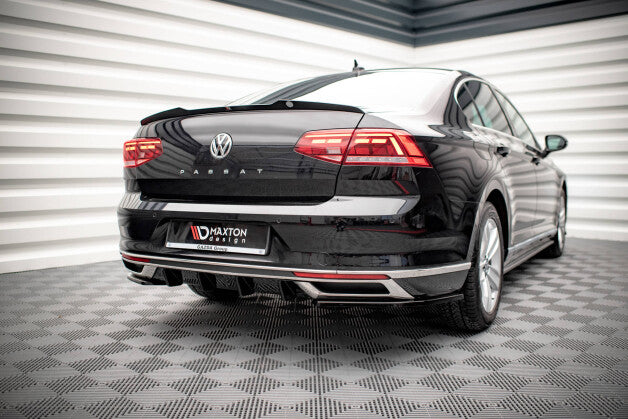 Heckspoiler Lippe passend für VW Passat Limousine B8 FL schwarz Hochglanz