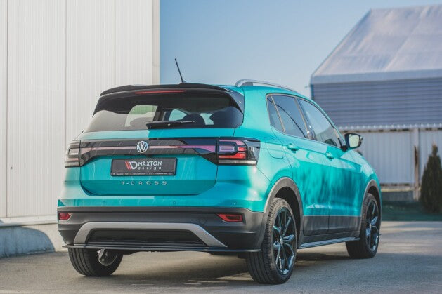 Heckspoiler Lippe passend für VW T-Cross schwarz Hochglanz