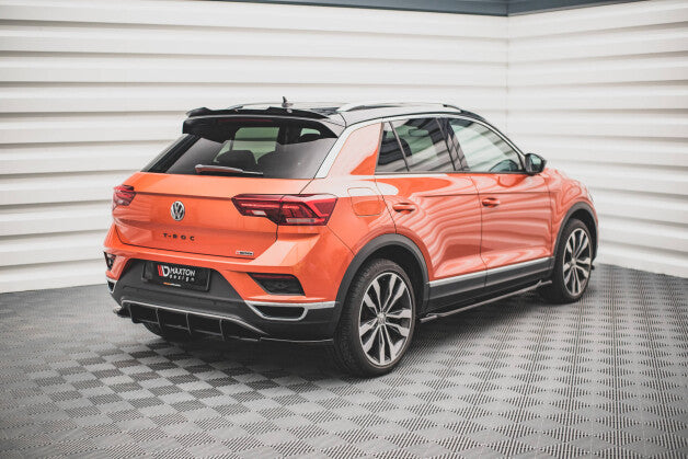 Heckspoiler Lippe passend für VW T-Roc Mk1 schwarz Hochglanz