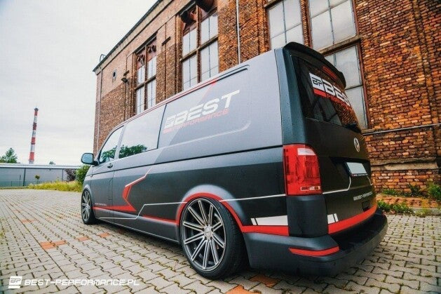Heckspoiler Lippe passend für VW T6 schwarz Hochglanz
