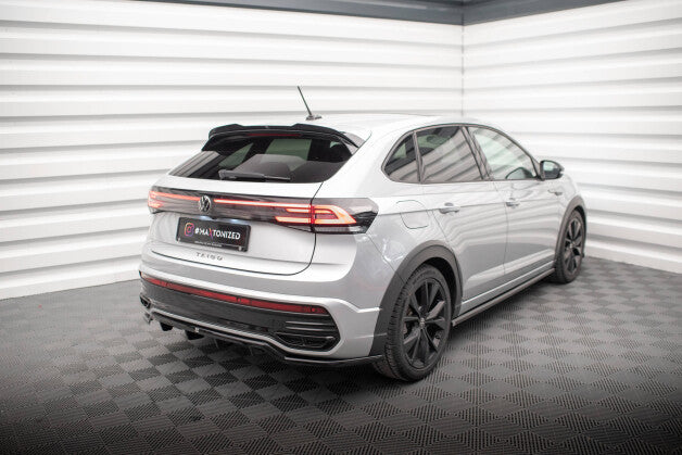 Heckspoiler Lippe passend für VW Taigo R-Line Mk1 schwarz Hochglanz