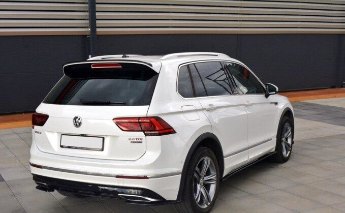 Heckspoiler Lippe passend für Vw Tiguan Mk2 R-Line schwarz matt