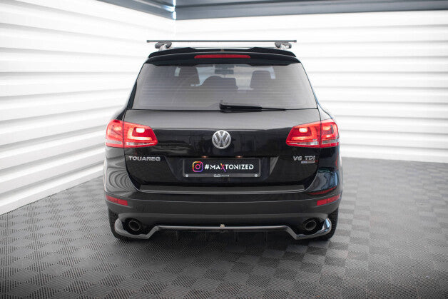 Heckspoiler Lippe passend für VW Touareg Mk2 schwarz Hochglanz