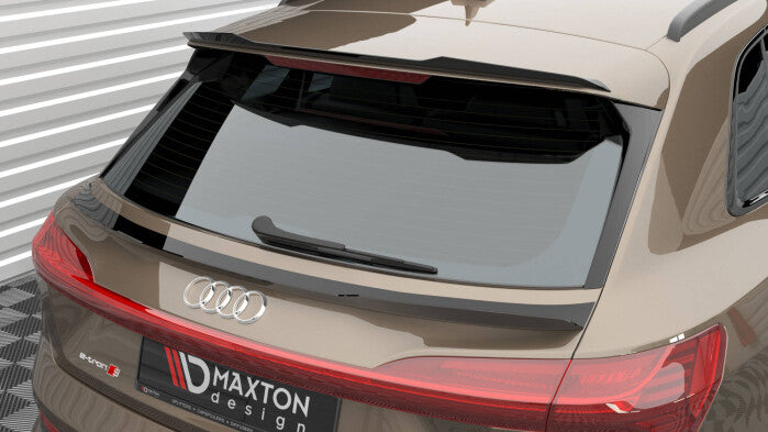 Heckspoiler Lippe unten passend für Audi e-tron schwarz Hochglanz